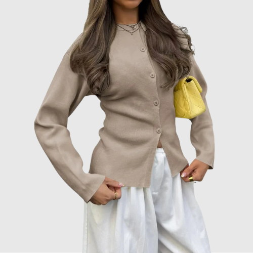 RAIKA™ – Contemporary Long Sleeve Cardigan